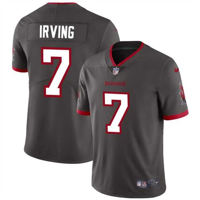 Men & Women & Youth Tampa Bay Buccaneers #7 Bucky Irving Grey Vapor Limited Stitched Jersey,We sell and wholesale Men & Women & Youth Tampa Bay Buccaneers #7 Bucky Irving Grey Vapor Limited Stitched Jersey on line form chian!